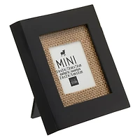 Black Mini Frame With Burlap Mat by Studio Décor®