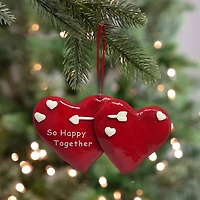 4.25" So Happy Together Hearts Ornament
