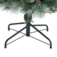 6ft. Pre-Lit British Columbia Mountain Pine Artificial Christmas Tree, Clear LED Lights