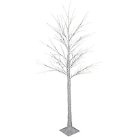 4ft. Pre-Lit White Birch Twig Artificial Christmas Tree, Warm White LED Lights