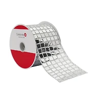 2.5" x 20ft. Silver Sheer Disco Wired Ribbon by Celebrate It®