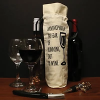 Personality Case™ Novinophobia Canvas Wine Bag