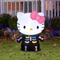 3ft. Airblown® Inflatable Halloween Hello Kitty Neon Skeleton