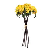 12.75" Yellow Berry Bundles, 2ct.