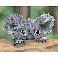 Diamond Dotz® Intermediate Hide N Seek Koala Diamond Facet Art Kit