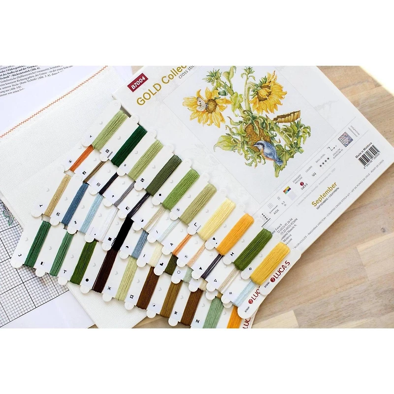 Luca-S September Bouquet Counted Cross-Stitch Kit