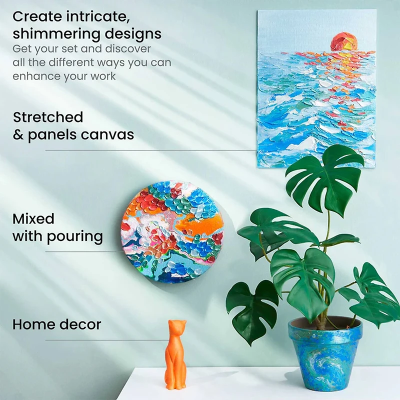 Arteza® Classic Elements Metallic Acrylic Paint Set