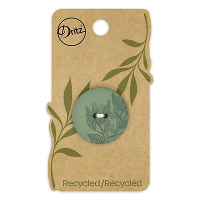 Dritz® 28mm Recycled Hemp Round Floral Button