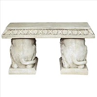 Design Toscano 15" Grand Lion of St. John's Square Sculptural Bench