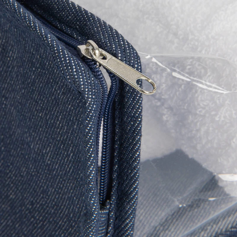 Household Essentials 41" Denim Blue Under the Bed Storage Chest