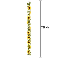 6ft. Yellow Sunflower Chain Garland by Ashland®