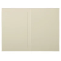 JAM Paper 3.5" x 4.875" Strathmore Ivory Wove Panel Blank Foldover Cards