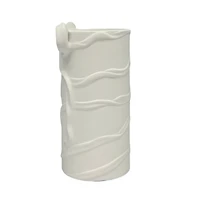 6.5" Ceramic Bow Cylinder Vase by Make Market®