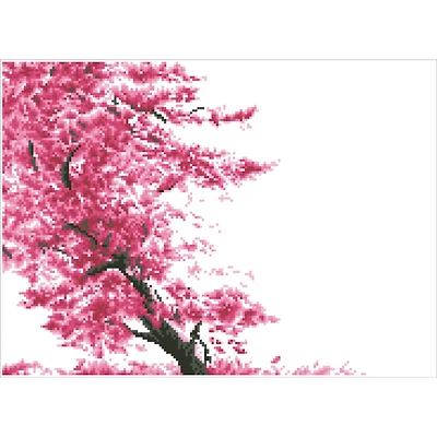 Diamond Dotz® Cherry Blossom Mountain Diamond Painting Kit