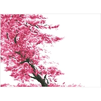 Diamond Dotz® Cherry Blossom Mountain Diamond Painting Kit