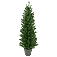 4ft. Unlit Virginia Pine Walkway Slim Artificial Potted Christmas Tree