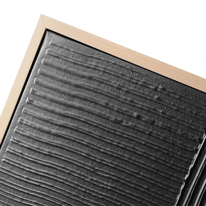 American Art Decor Shadows Over the Plains Framed Textured Print - 35" x 35"