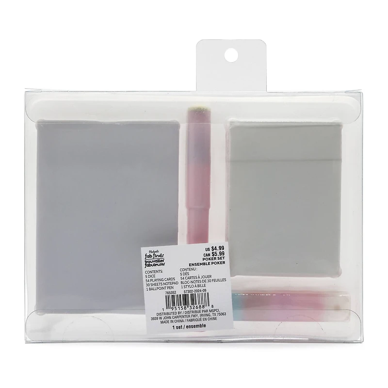 Assorted Playing Card & Dice Set by Fab Finds