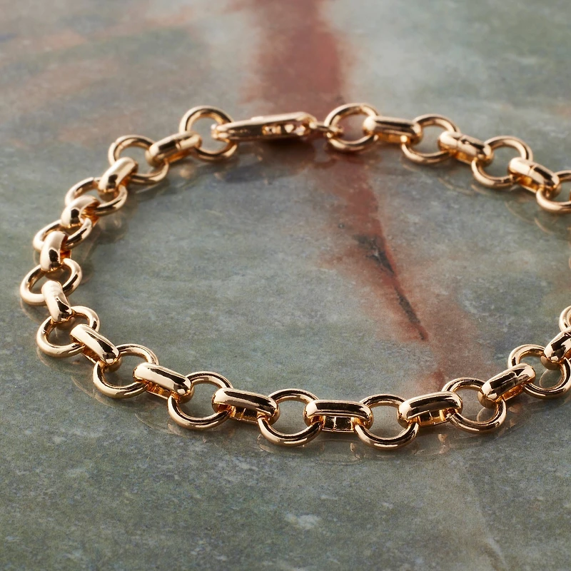 Gold Long & Short Charm Bracelet by Bead Landing™