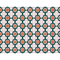 JAM Paper 3.87" x 5" Pink & Red Geometric Blank Note Cards & Envelopes, 20ct.