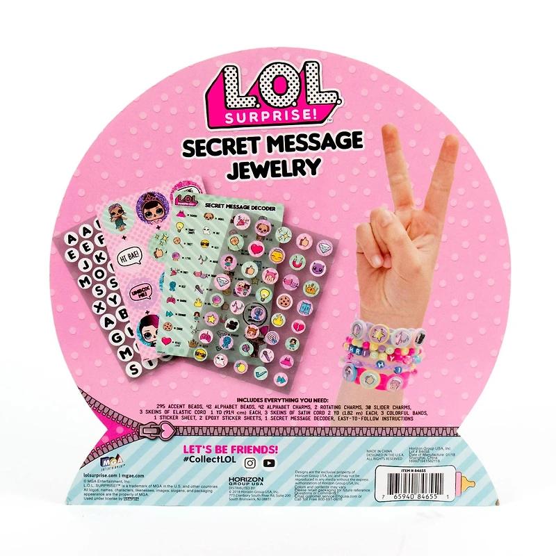 LOL Surprise Secret Message Jewelry