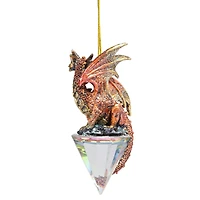 Design Toscano Diamond Dragon 2019 Gothic Holiday Ornament