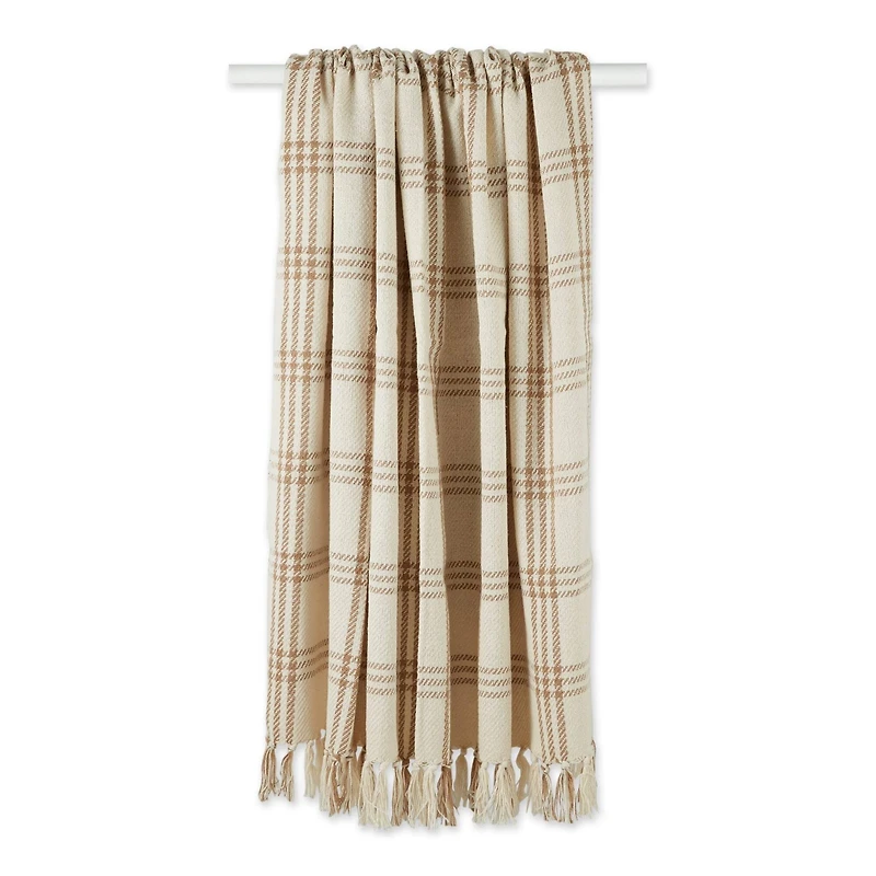 DII® Stone Modern Farmhouse Plaid Throw