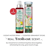 Scentsicles Lemon 'n Lilies Stick 6 ct and Scent Mister Lemon 'n Lilies, 2 pack