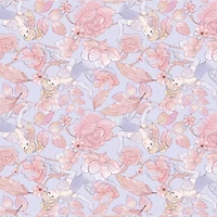 Disney® Sketch Cinderella & Flowers Cotton Fabric 