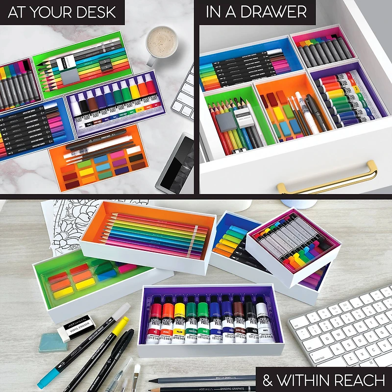 ArtSkills® Art Set with Drawer Storage Organizers