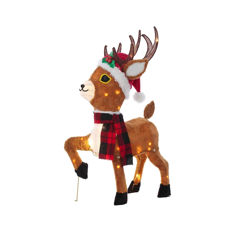36" Plush Reindeer Figurine