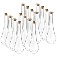 12 Pack: 7" Clear Glass Teardrop Vinegar Bottle by Ashland®