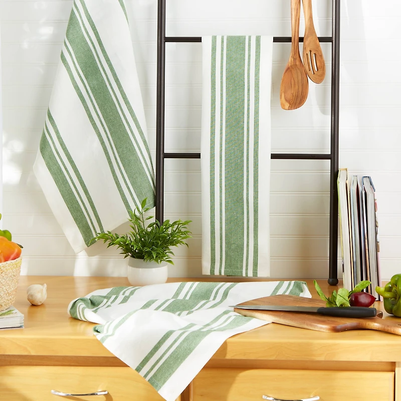 DII® Chef Stripe Dishtowels
