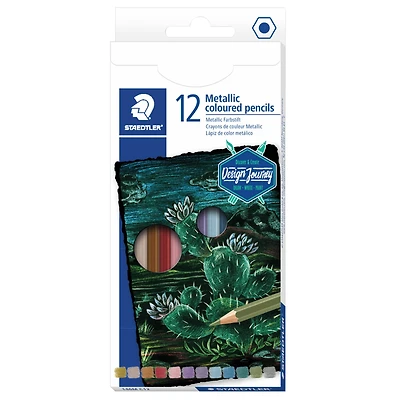 Staedler® Design Journey Metallic Colored Pencil Set