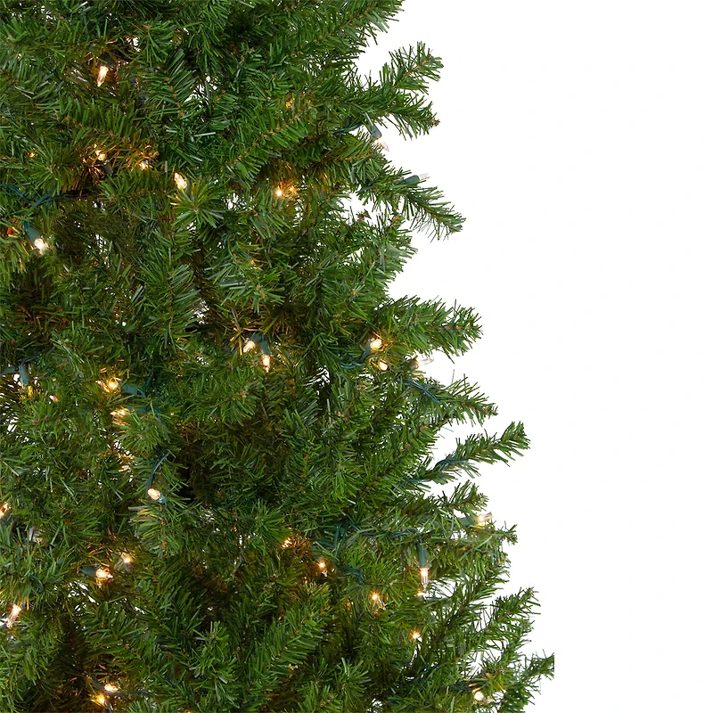 7.5ft. Pre-Lit Canadian Pine Artificial Christmas Tree, Clear Lights