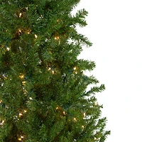 7.5ft. Pre-Lit Canadian Pine Artificial Christmas Tree, Clear Lights