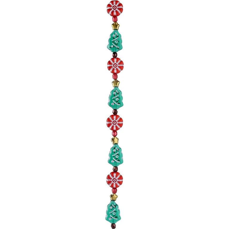 Christmas Cheer Czech Glass Bead Mix by Bead Landing™