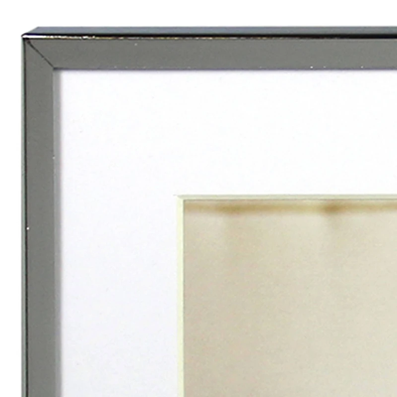 Expressions™ 2 Opening 4" x 6" Silver Collage Frame with Mat by Studio Décor®