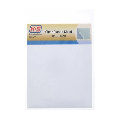 K&S Engineering® 9" x 12" Clear Plastic Sheets, 2ct.