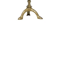 12" Brown Aluminum Rustic Globe