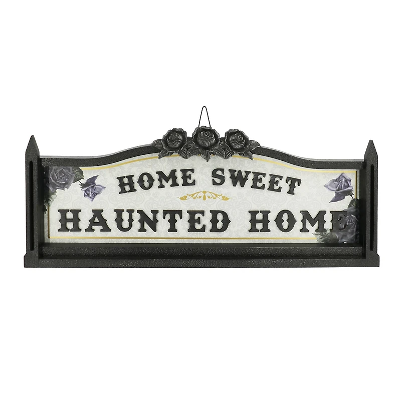 24" Home Sweet Haunted Home Wall Décor 
