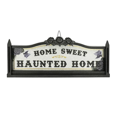 24" Home Sweet Haunted Home Wall Décor