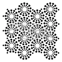 The Crafter's Workshop Circle of Jewels Stencil