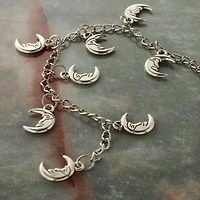 12 Packs: 9 ct. (108 total)  Silver Metal Moon Charms, 16mm by Bead Landing™