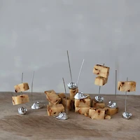 Hello Honey 8-Piece Zinc Alloy Appetizer Picks with Mouse Design, Silver