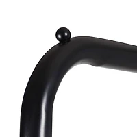 Honey Can Do Black Single Garment Rack with Shoe Shelf & Hanging Bar