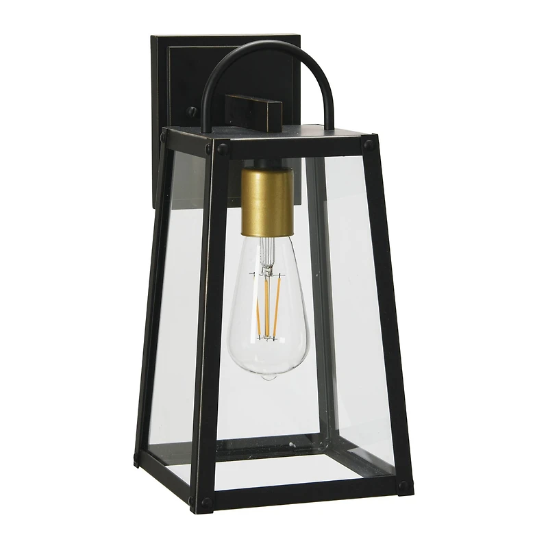 Hello Honey® Robert Stevenson Lighting Dorchester Oil Rubbed Bronze Metal & Glass Outdoor Light