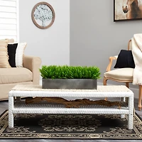 25" Wild Grass Plant in Metal Planter