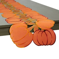 DII® 108" Embroidered Pumpkins Table Runner