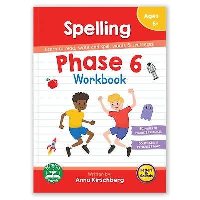  Junior Learning® Phase 6 Spelling Workbook